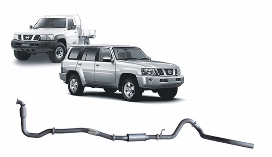 Redback 3-inch Turbo-Back, Cat & Resonator – Nissan Patrol GU 3.0L | NPX51200-CR