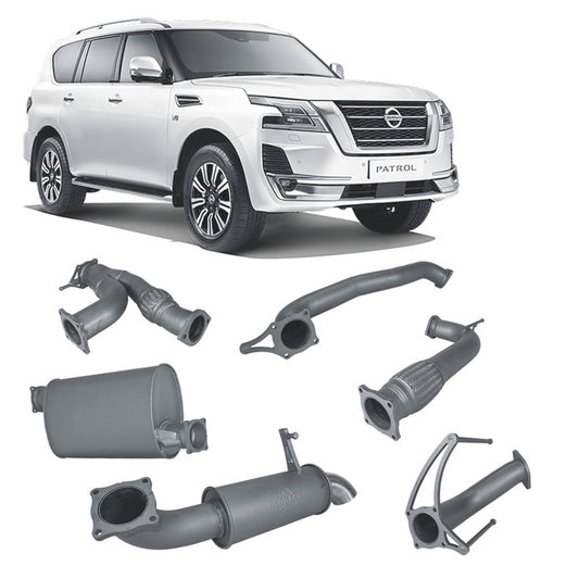 Redback 3-inch Cat-Back, Large Muffler – Nissan Patrol Y62 | NPX54500-PM