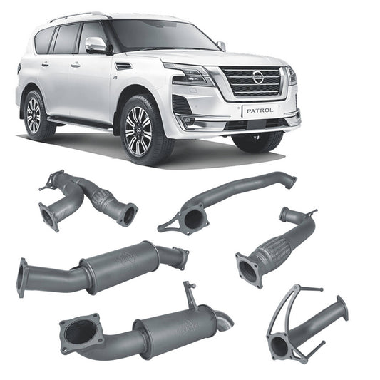 Redback 3-inch Cat-Back, Resonator – Nissan Patrol Y62 | NPX54500-PR