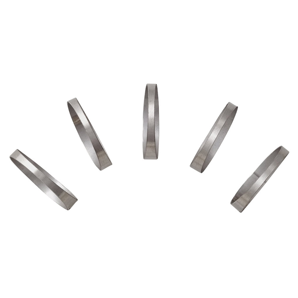 Brushed 304 stainless 1D pie-cut bend