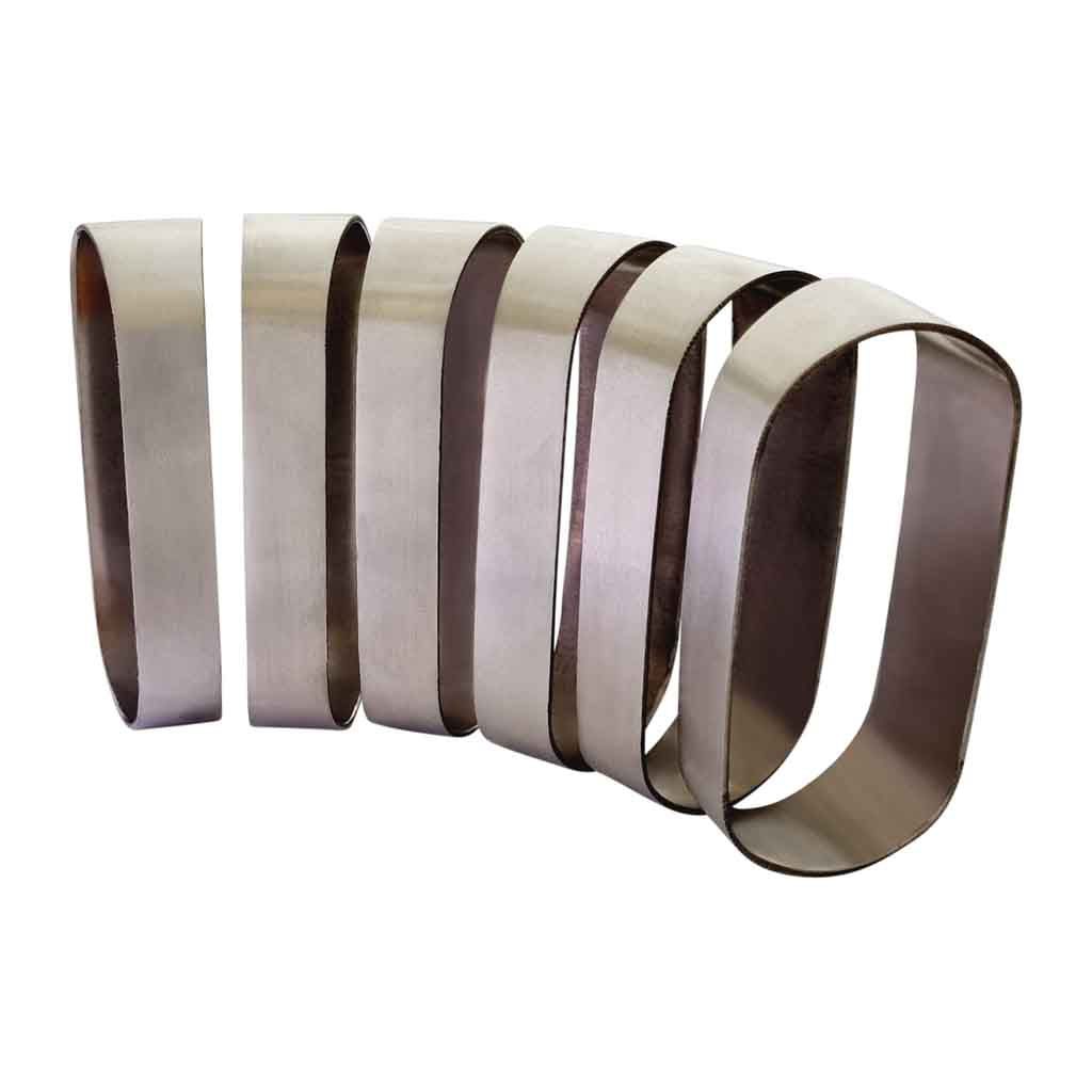 PCB30090-OV — 3" (40*96) Vertical Oval Pie Cuts SS304 Brushed 15° 90