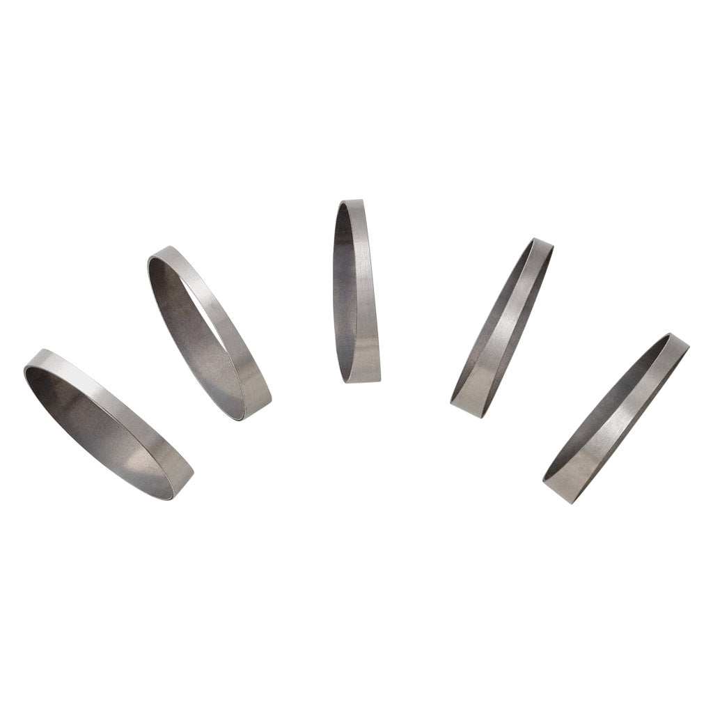 PCB35045-304B-1D — 3.5 Inch 45 Degree Pie Cut Bend 1D Tight Radius Brushed 304 Stainless Steel