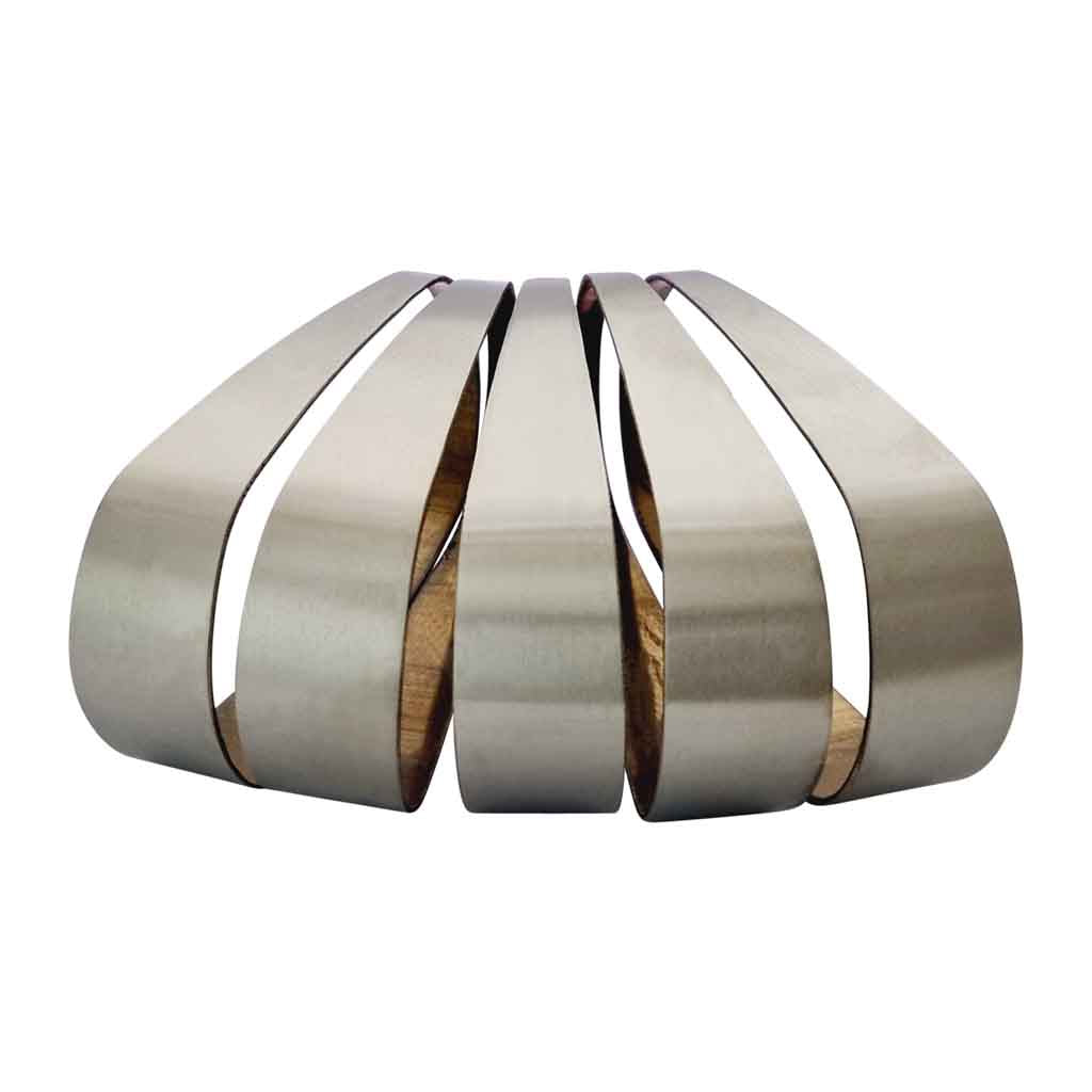 PCB35045-OH — 3.5" (50*110) Horizontal Oval Pie Cuts SS304 Brushed 9° 45