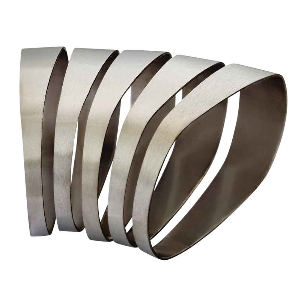 PCB40045-OH — 4" (63*125) Horizontal Oval Pie Cuts SS304 Brushed 9° 45