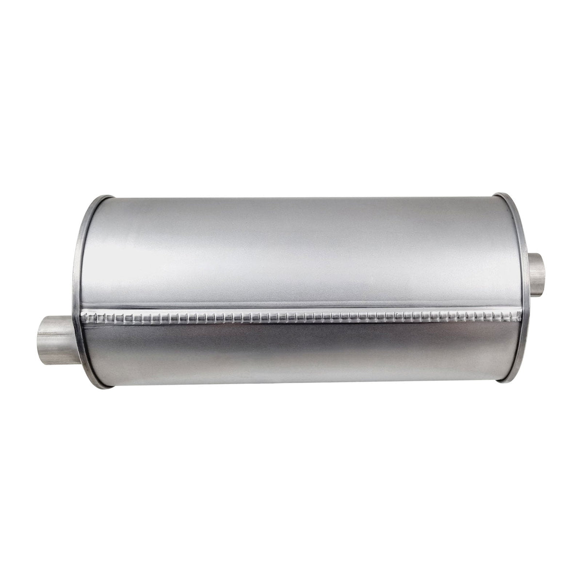 Q544R — 8" Round Offset/Offset Righthand Rotation Configurations Universal Mufflers | Aluminised | Select Your Size Length and Internal Options
