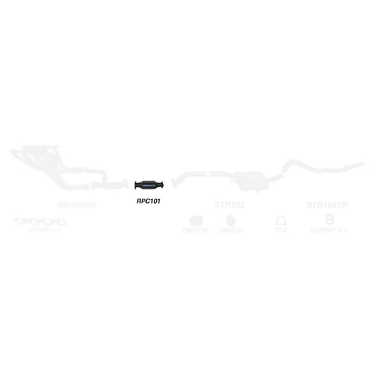Redback Direct-Fit Catalytic Converter – Holden VL–VS, Engine Restrictions Apply | RPC101