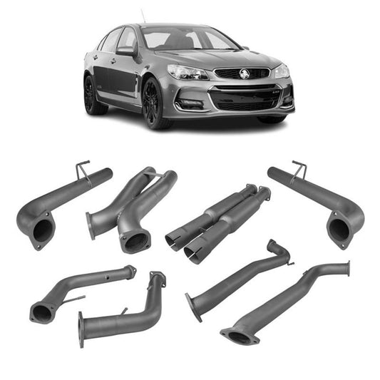Redback Dual 3" Catback Exhaust with Hotdogs for Holden Commodore VE & VF Sedan / Wagon | RPE608VEFS-HD