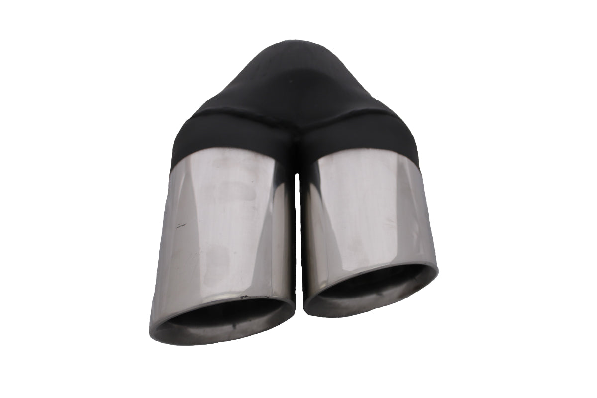 Redback 2.25" Inlet Twin 3" Inner-Cone Exhaust Tip | RYP006