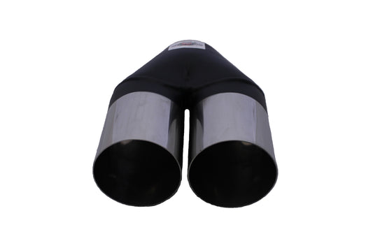 Redback 2.5" Inlet Twin 3.5" Straight-Cut Exhaust Tip | RYP081
