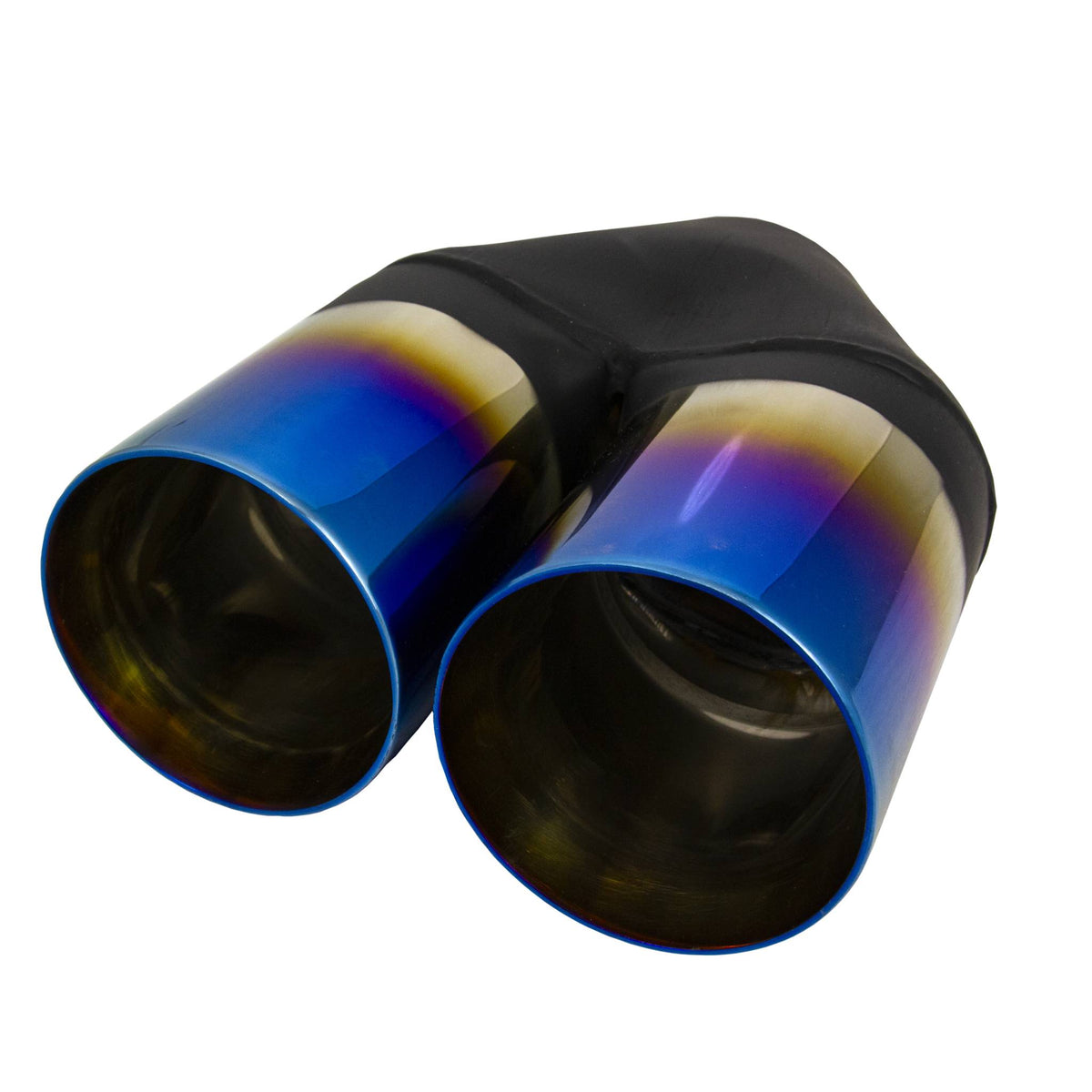 Redback Twin 3.5" Titanium Blue Inline Exhaust Tip | RYP092T