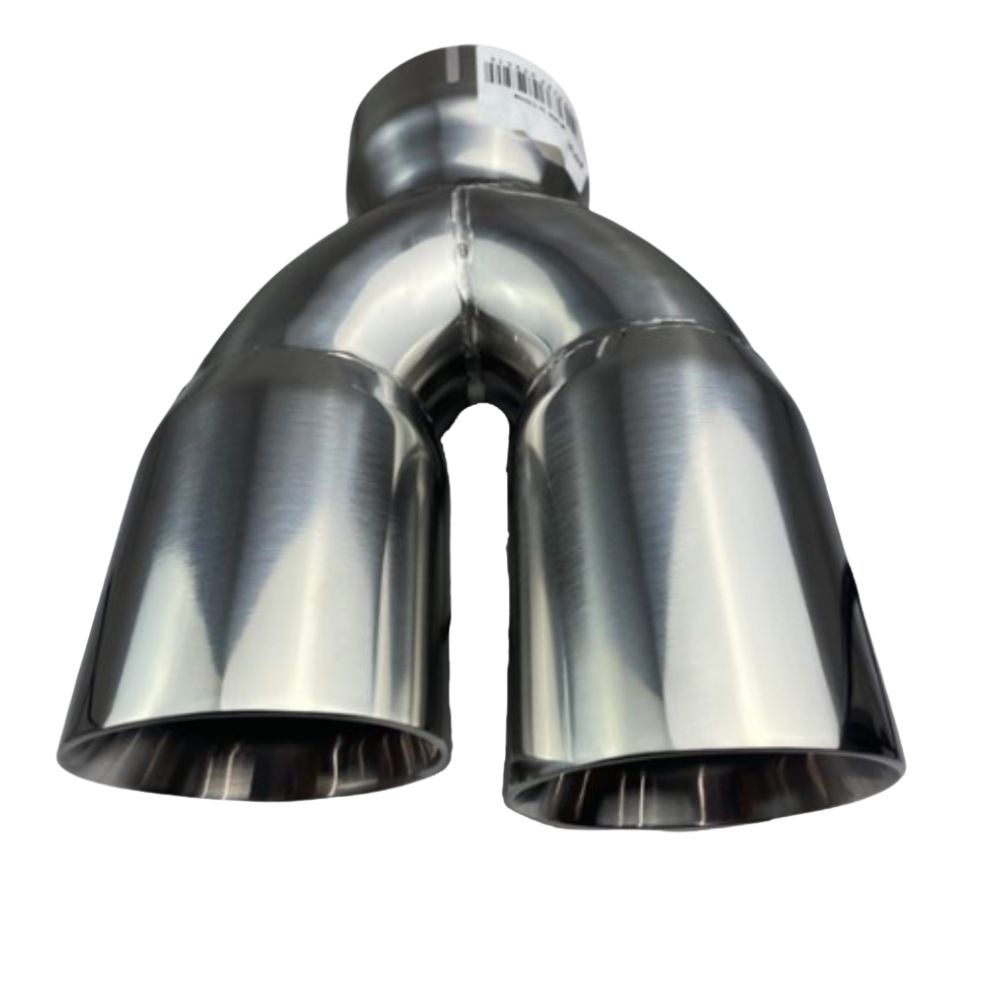 Redback Left-Hand Twin 3" Clamp-On Exhaust Tip | RYP101