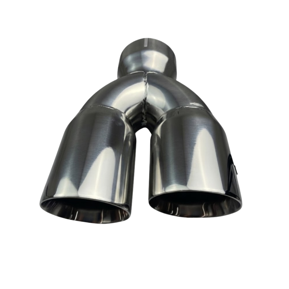 Redback Right-Hand Twin 3" Clamp-On Exhaust Tip | RYP102