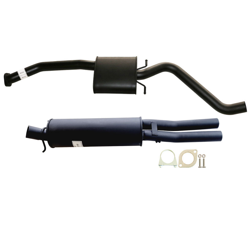 Holden Commodore VP-VS IRS 2.5 inch cat-back with two Everflo mufflers and rear dual outlet ST105-115