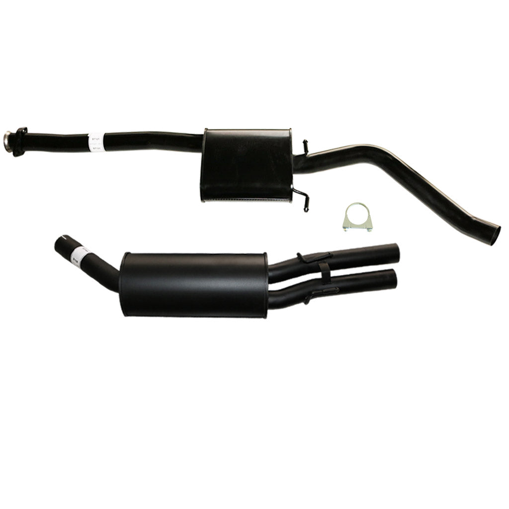 Holden Commodore VT-VY V6 ute wagon 2.5 inch cat-back with two Everflo mufflers dual outlet ST121-125