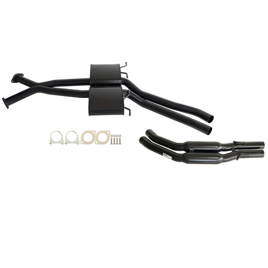 Holden Commodore VT-VZ twin 2.5 inch front muffler rear hotdog exhaust - ST130-131HD