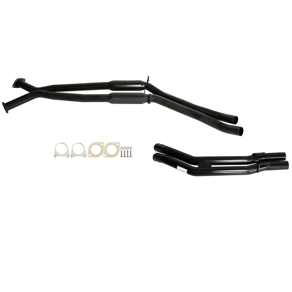 Holden Commodore VT-VZ ute wagon twin 2.5 inch front hotdog rear tailpipe exhaust - ST133HD-134TP