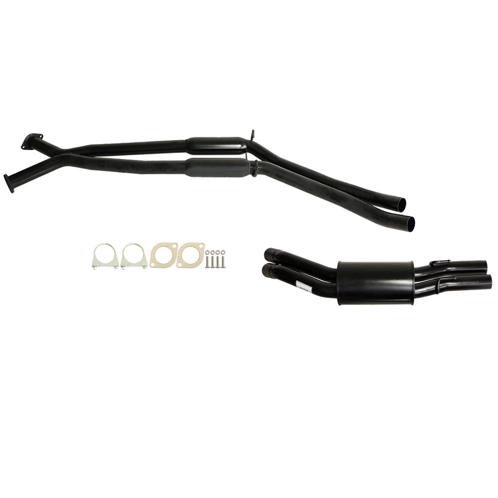 Holden Commodore VT-VZ ute wagon twin 2.5 inch front hotdog rear muffler exhaust - ST133HD-134