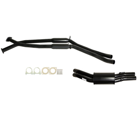 Holden Commodore VT-VZ ute wagon twin 2.5 inch front hotdog rear muffler exhaust - ST133HD-134