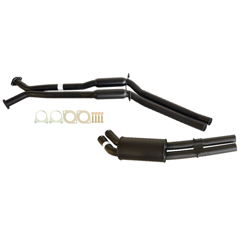 Holden Statesman WH–WL V8 Twin 2.5" Cat-Back – Front Hotdogs + Rear Mufflers – ST133HD-135 — ST133HD-135