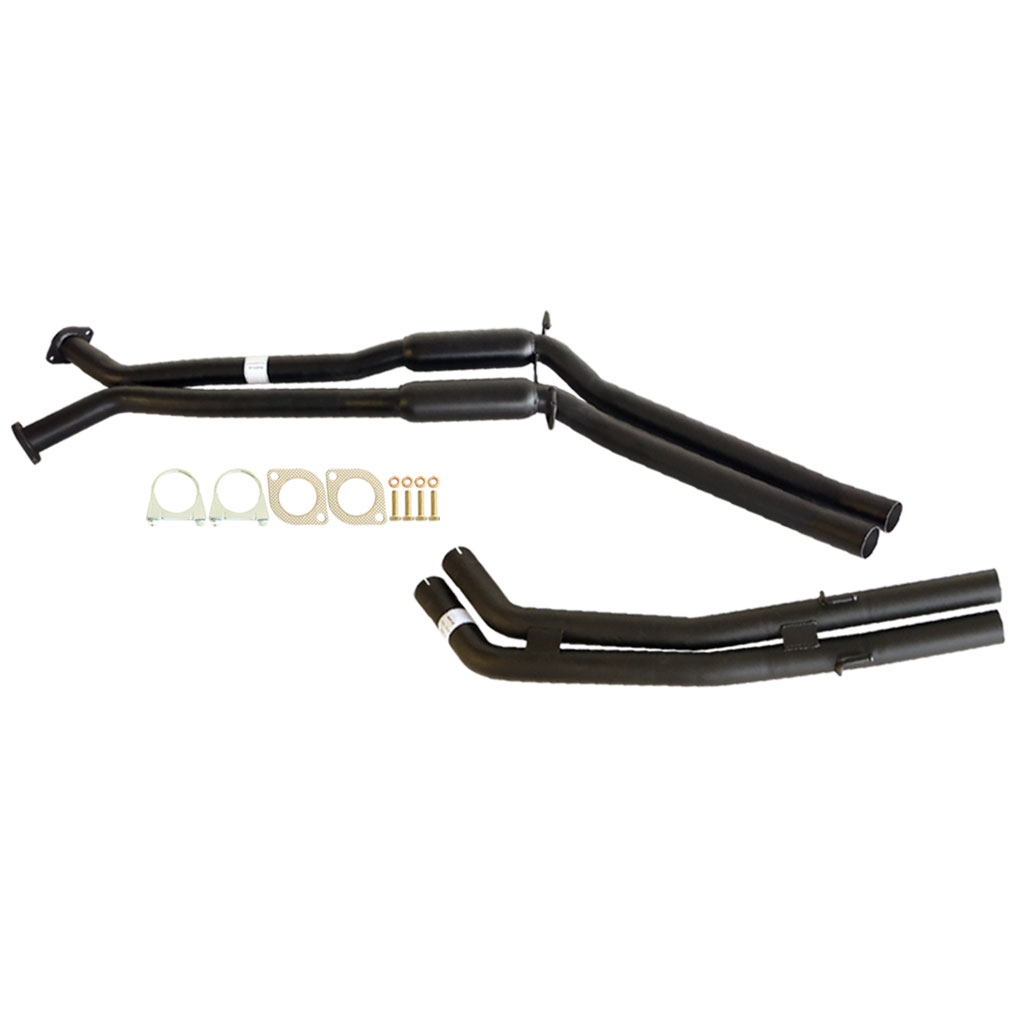Holden Statesman WH–WL V8 Twin 2.5" Cat-Back – Front Hotdogs + Rear Tailpipes – ST133HD-135TP — ST133HD-135TP