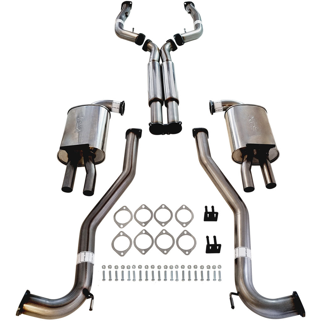 ESA ST181-186HDX-3XPS Holden Commodore VF HSV Gen-F non-LSA V8 twin 3 inch XPS stainless cat-back