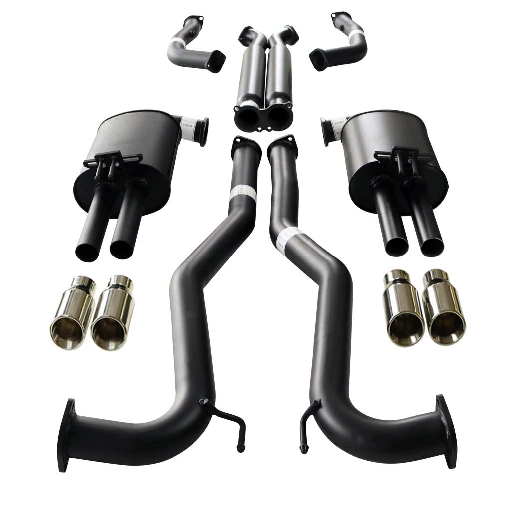 ESA ST181-194HDXA-3 Holden Commodore VE VF ute Statesman WM WN twin 3 inch cat-back angle tips