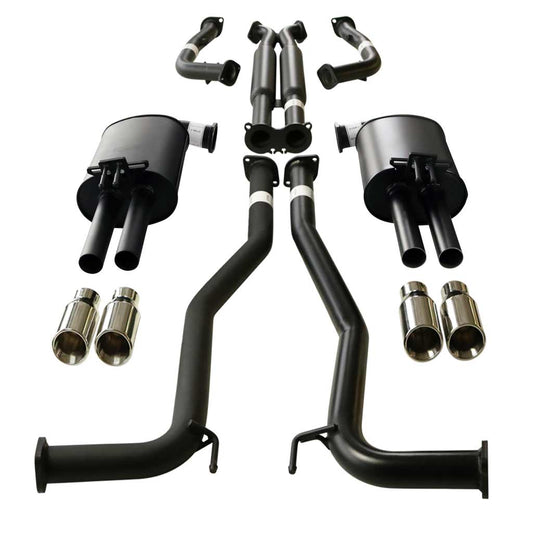 ESA ST181-194HDXA Holden Commodore VE VF ute Statesman WM WN twin 2.5 inch cat-back angle tips