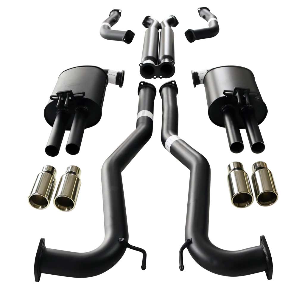 ESA ST181-194HDXS-3 Holden Commodore VE VF ute Statesman WM WN twin 3 inch cat-back straight tips