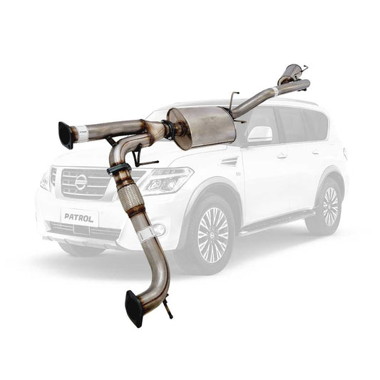 ST501-505SS Nissan Y62 Patrol 3 inch stainless exhaust