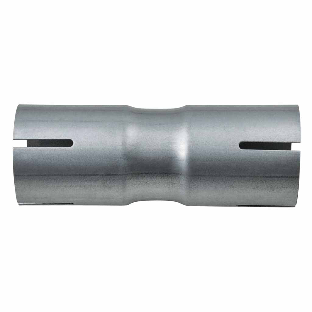 Mild steel double-slip exhaust coupler