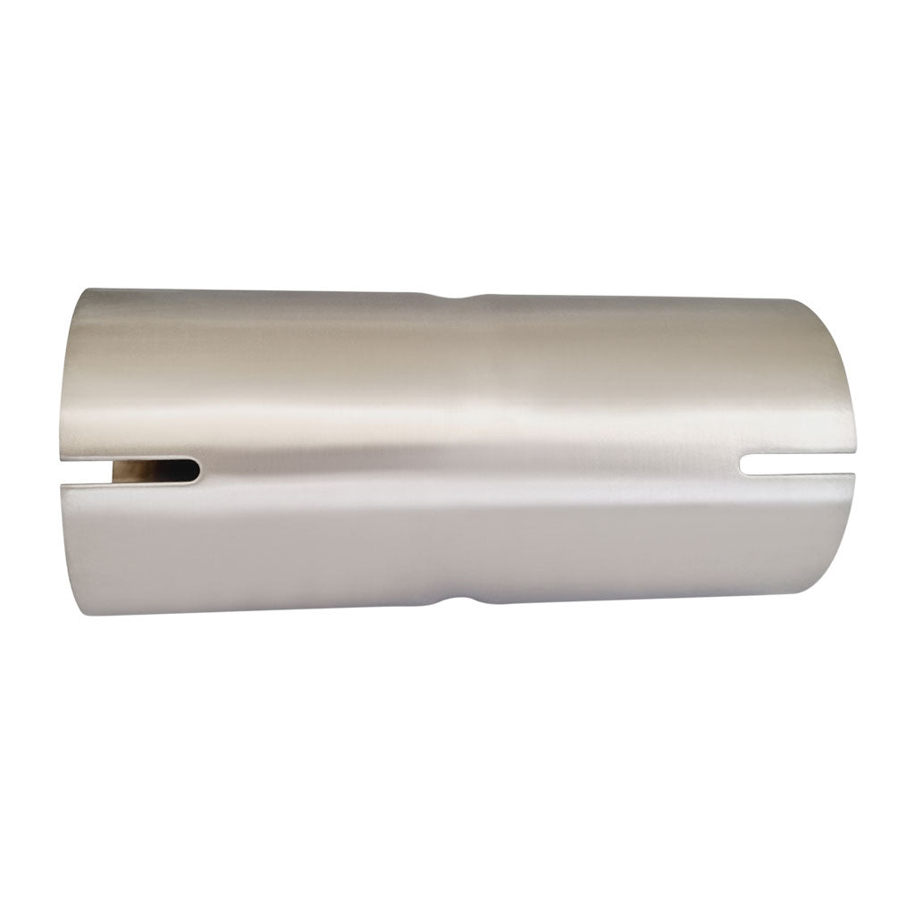 STC250-304B — 2.5-2.5" Double Couplers SS304 Brushed 6" (152mm) Whole Length 1.5mm WT