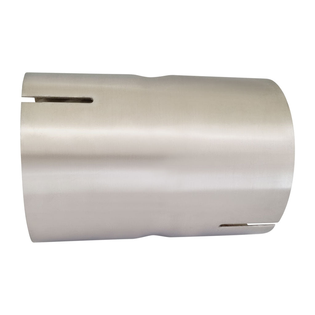 STC400-304B — 4-4" Double Couplers SS304 Brushed 6" (152mm) Whole Length 1.5mm WT