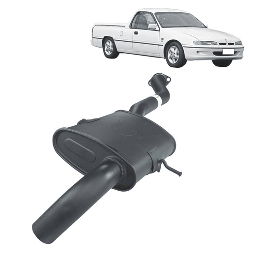 Redback 2.5" Exhaust for Holden Commodore VS V6 Ute 2.5" Centre Assembly with Muffler | STR110