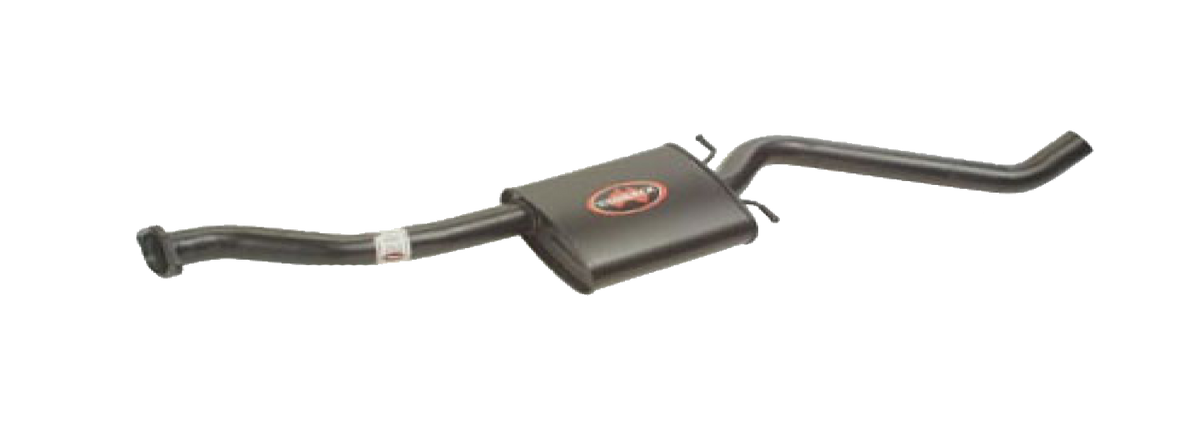 Redback 2.5" Centre Muffler Exhaust for Holden Commodore VS V6 Sedan with IRS | STR117