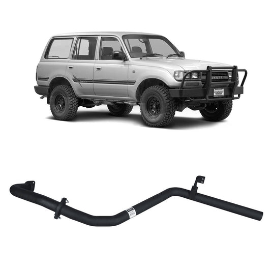 Redback 2.5-inch Tailpipe Assembly – LandCruiser 80 1HZ / 4.5L FZ | STR502TP