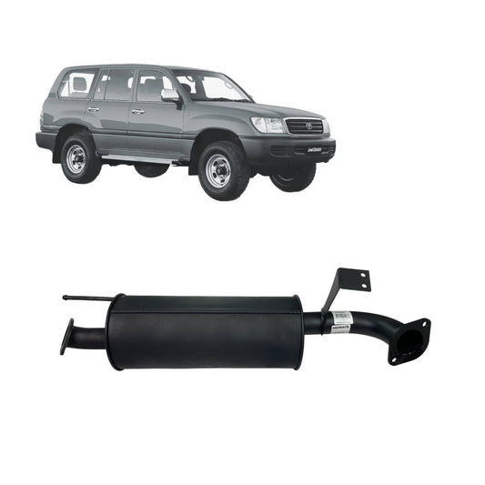 Redback 2.5-inch Centre Muffler Assembly – LandCruiser 105 1HZ / 4.5L FZ | STR503