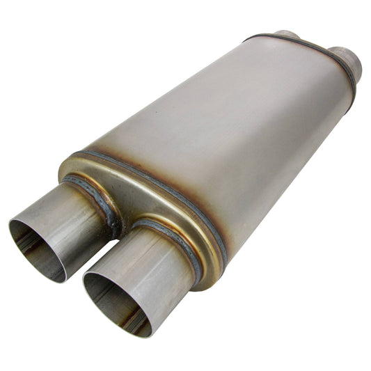 Redback 3" Megaflow Muffler – 16" Twin In/Twin Out | STR7765-409XP