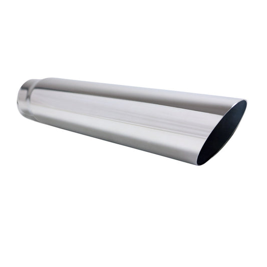 TAC034 angle cut 304 stainless exhaust tip