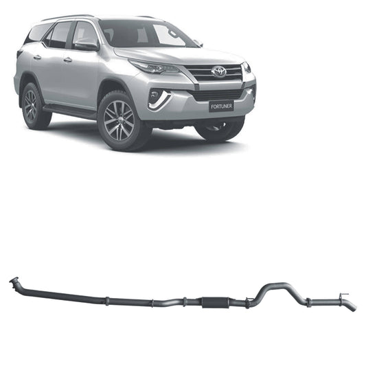 Redback 3-inch DPF-Back, Resonator – Toyota Fortuner 2.8L | TFX49100-PR