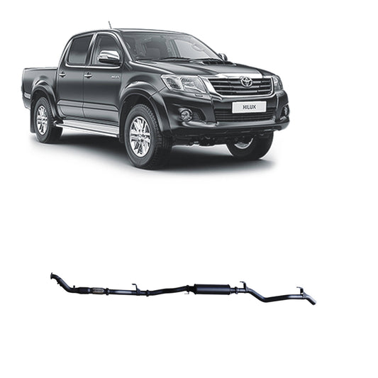 Redback 3-inch Turbo-Back, Cat & Resonator – Toyota Hilux 3.0L D4D | THX42200-CR