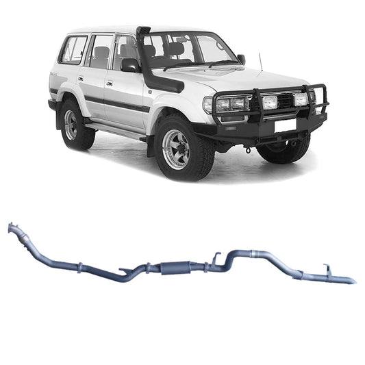 Redback 3-inch Manifold-Back, Large Muffler – LandCruiser 80 Wagon 4.2L 1HZ | TLX44500-PM-STD