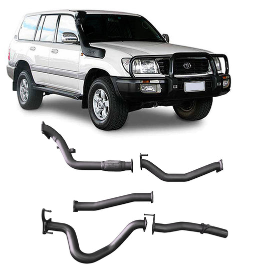 Redback 3-inch Turbo-Back, Muffler Delete, No Cat – LandCruiser 100 4.2L | TLX44900-PO