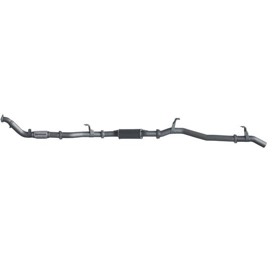Redback 3-inch Turbo-Back, Resonator, No Cat – LandCruiser 76 Wagon with Auxiliary Fuel Tank | TLX48300-PR