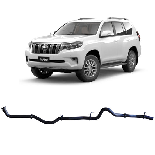Redback 3-inch DPF-Back, Muffler Delete – Toyota Prado 150 | TPX49400-PO