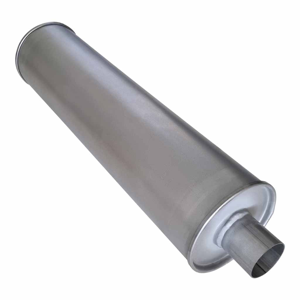 TR-Series round glass-packed muffler