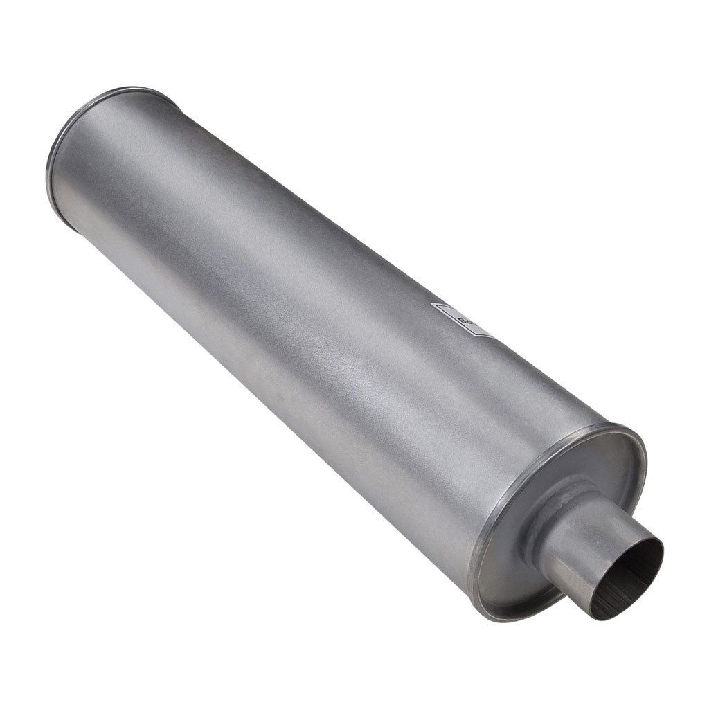 TR624250GPB — 6" ROUND 24" LONG 2 1/2" - 2 1/2" GLASS PACKED BAFFLED
