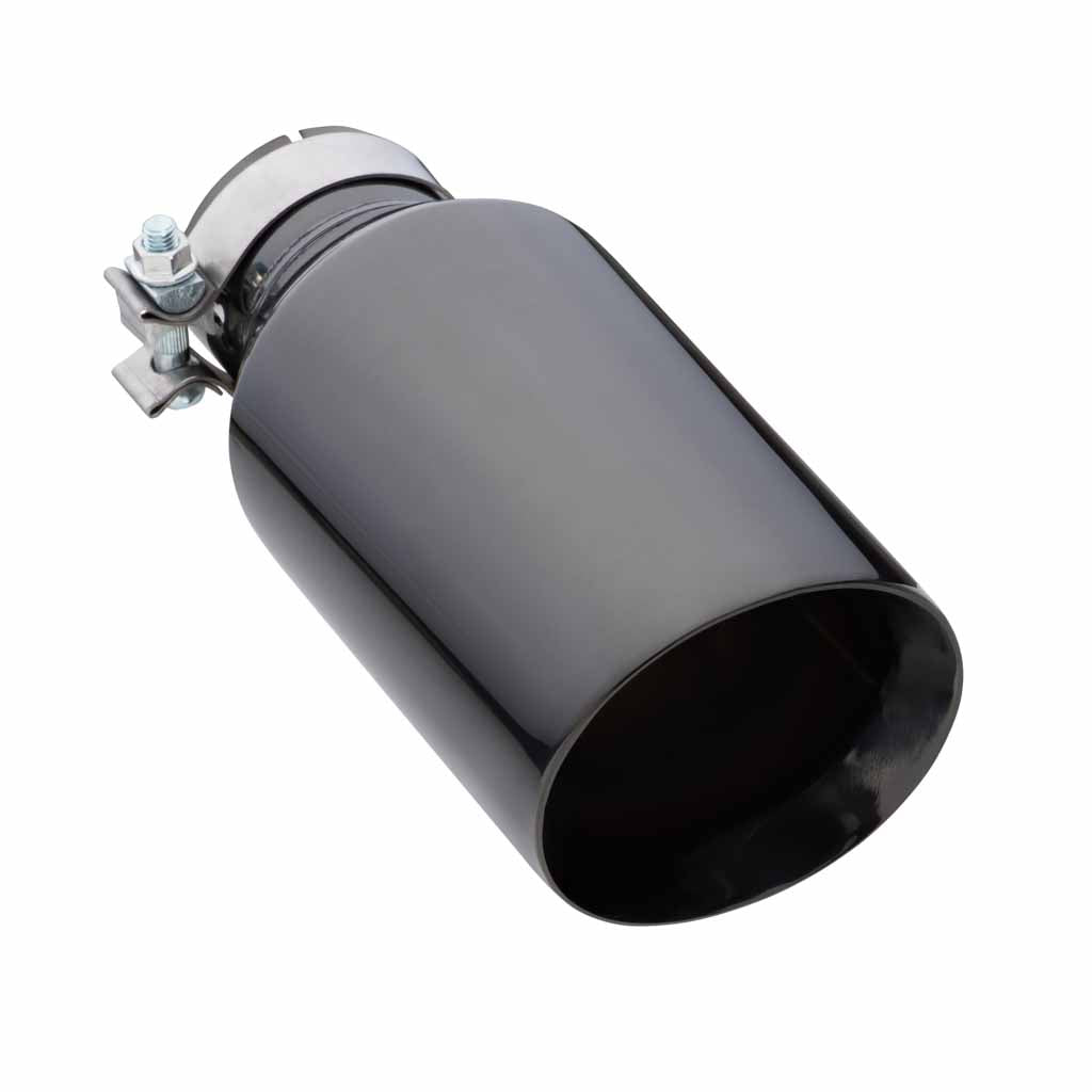 304 stainless clamp-on exhaust tip
