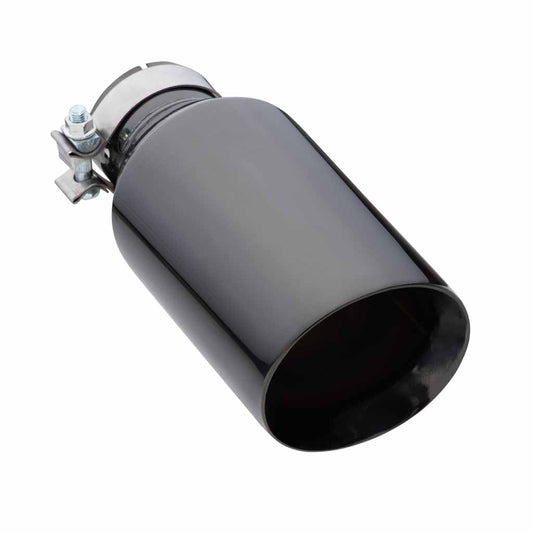 304 stainless clamp-on exhaust tip