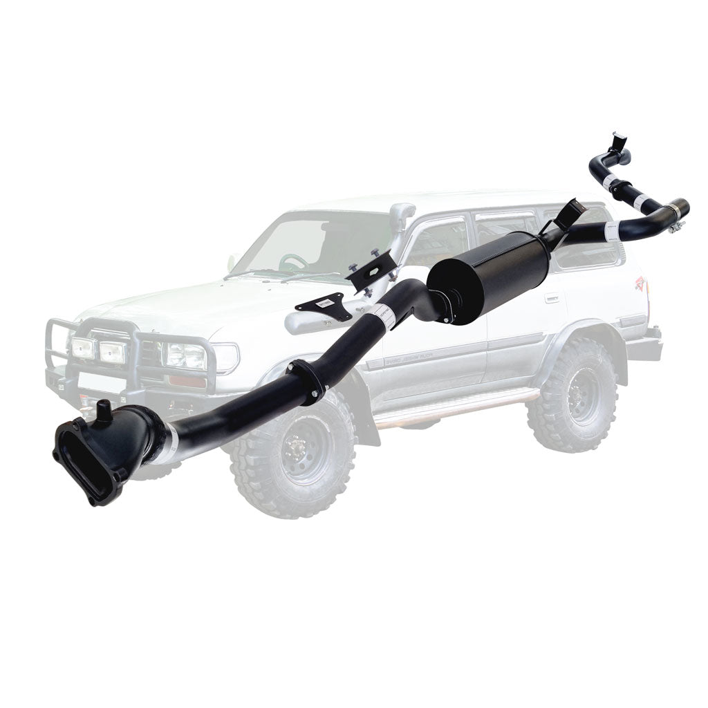Toyota LandCruiser 80 Series turbo back muffler TY209-MO