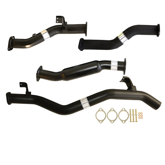 Toyota LandCruiser 79 Series VDJ79 MY17 3" DPF-Back Exhaust System - Aluminised Steel / Hotdog (Quiet)